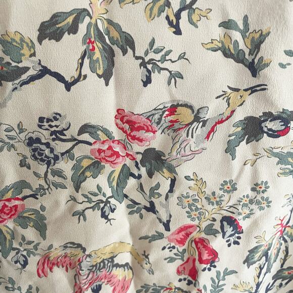 The Kooples Flying Peacock Silk Blouse XXS - Picture 4 of 8